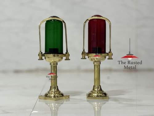 Coppia luci piedistallo - di,