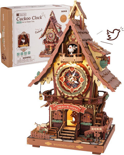 Puzzle legno orologio a - in,