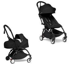 Babyzen Yoyo2 Duo Passeggino 6M+ Navicella 0M+ Telaio Nero/ Rivestimento Nero