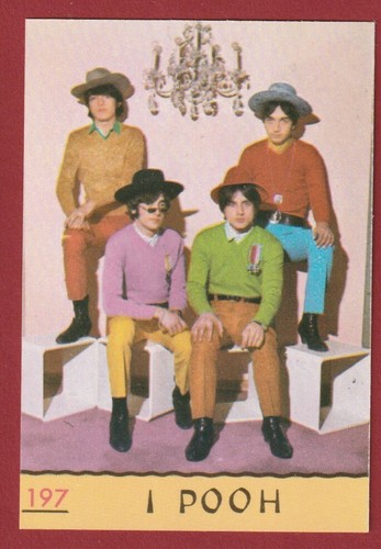 Figurina album panini - panini, cantanti