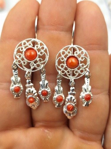 Antichi orecchini argento 925 - antichi,