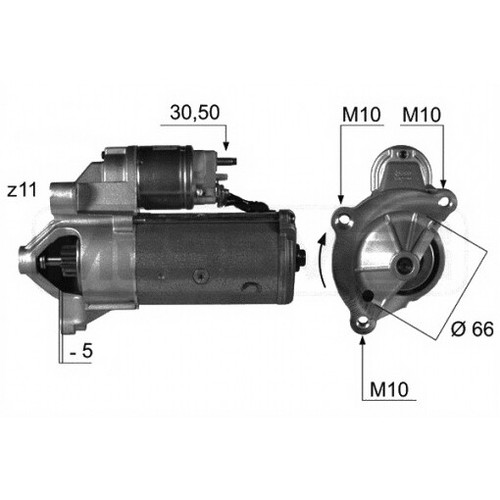 Motor arranque em127q - de,