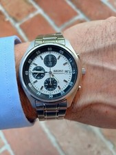 Seiko panda quartz chronograph - panda,
