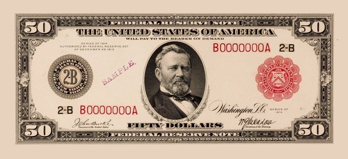 50 dollari 1914 - u.s.a.,