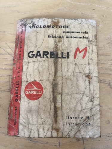 Garelli libretto di - m,