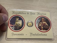 Tessera Monetina Commemorativa Repubblica d San Marino vintage da collezione