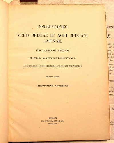 1873 inscriptiones urbis - inscriptiones,
