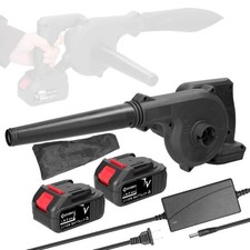 Soffiatore a Batterie Per Foglie Velocità Aria Regolabile Batteria 48V Bricolage