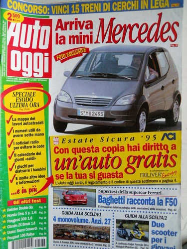 Auto oggi 1995 - auto,