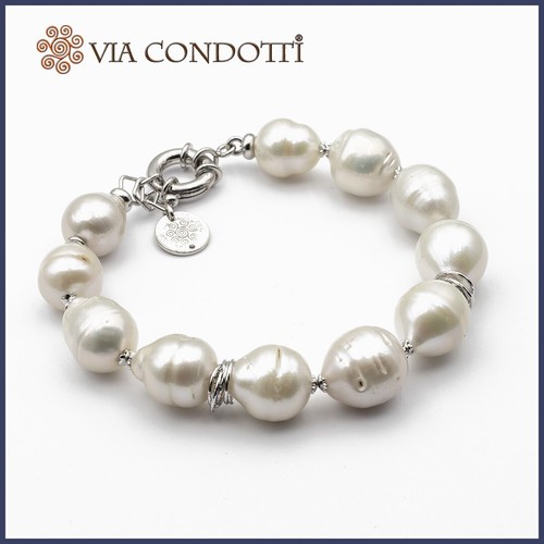 Bracciale perle barocche - bracciale,