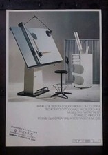 TAVOLO DISEGNO MELI TECNIGRAFO ARREDAMENTO UFFICIO pubblicitario originale 