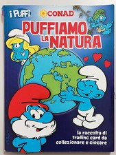 Album figurine card completo CONAD PUFFI - Puffiamo la natura 2012
