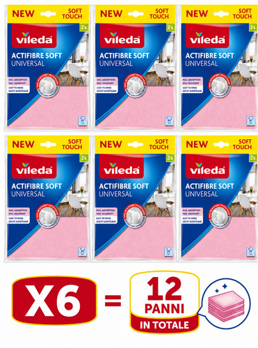 Vileda actifibre soft - x6,