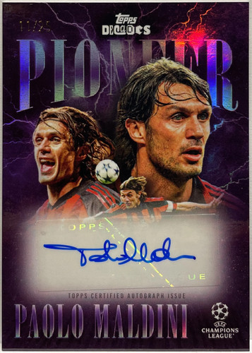 Paolo maldini autograph - 11/25,