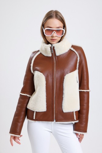 Giacca donna shearling - , marrone