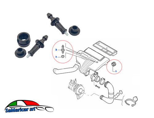 Kit riparazione coperchio - kit,