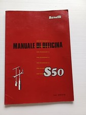 Benelli S 50 Scooter 1981 manuale officina originale italiano workshop manual