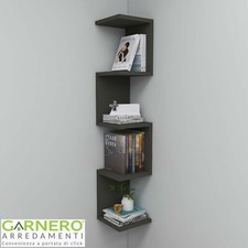 Libreria angolare moderna da