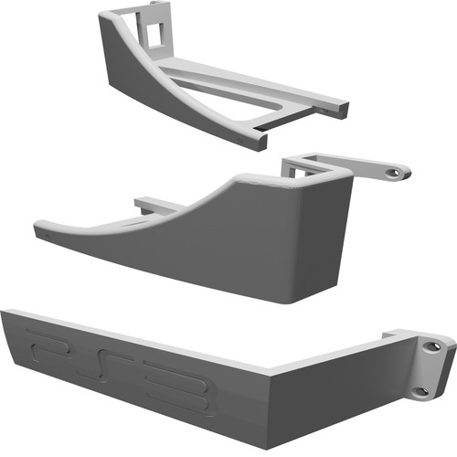 Supporto parete per console - supporto, a