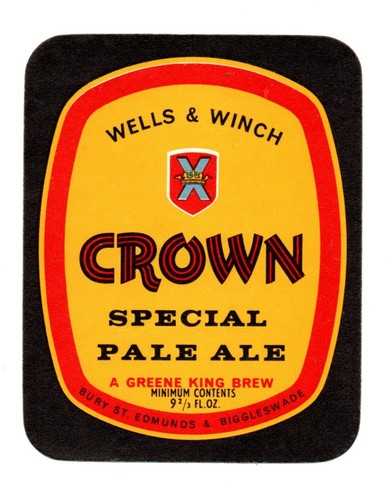 England beer label greene - england,