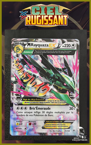 Carte pokémon rayquaza ex - carte,