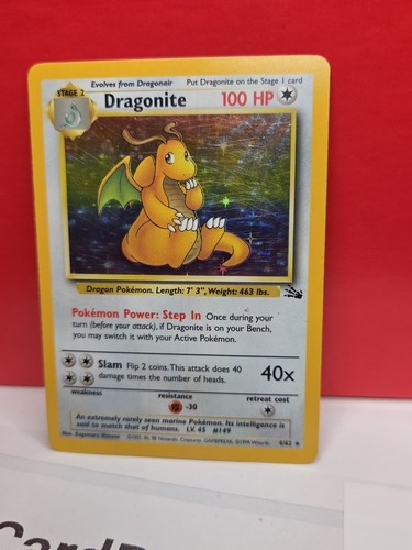Dragonite fossil holo - 4/62,