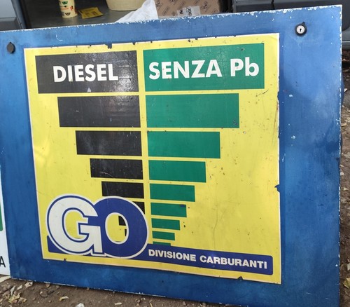 Insegna pannello pompa - insegna,