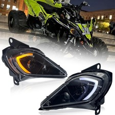 Pair LED Headlights Set For