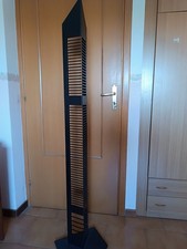 Torre porta CD in metallo nero
