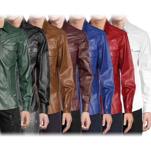 Camicia uomo pelle - di, pecora
