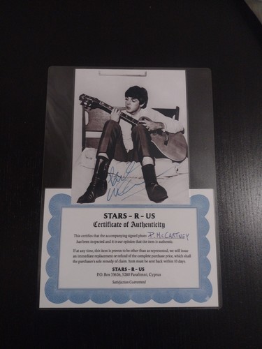 Paul mccartney autograph - paul,