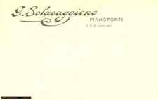 1930 ca TORINO Stabilimento pianoforti G. SOLAVAGGIONE