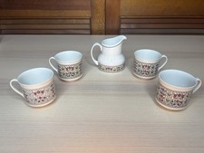 ROYAL DOULTON FIREGLOW 4 TAZZE