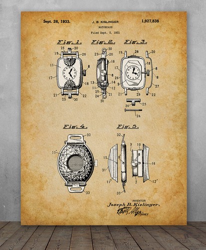 Poster brevetto custodia - poster,