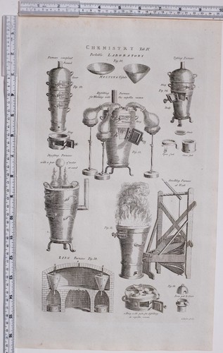 1788 antica stampa chimica - 1788,
