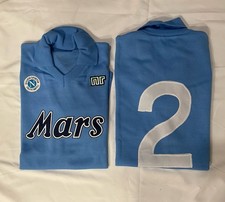 Maglia Ciro Ferrara N°2 NAPOLI MARS 1989/90 Lanetta Acrilico Vintage Calcio