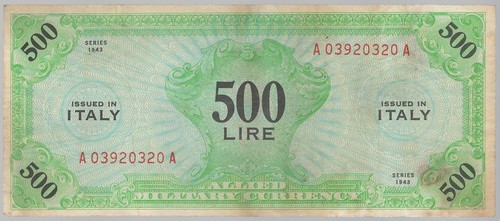 500 lire italiano bb - lire, am