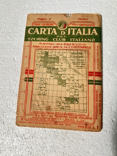 Como carta italia vecchia - carta, d'italia