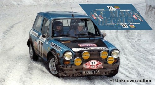 Decals autobianchi a112 - autobianchi, rallye
