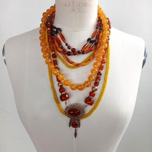 Set collane vintage - 5, in