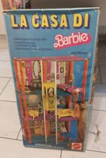 LA CASA DI BARBIE CON MOBILI 1975 MATTEL 7825 TOWN HOUSE BAMBOLE DOLL VINTAGE