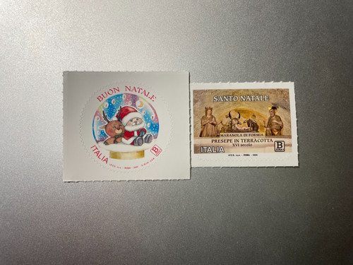 2025 coppia francobolli natale - coppia,