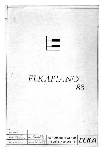 Elka piano elkapiano 2nd - piano, 88