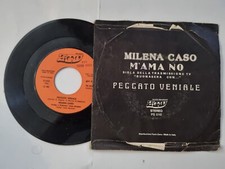 MILENA CASO DISCO 45 GIRI SIGLA TV M' AMA NO - PATIO RECORDS PS 010