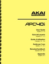 Akai APC40 MKII Interfaccia