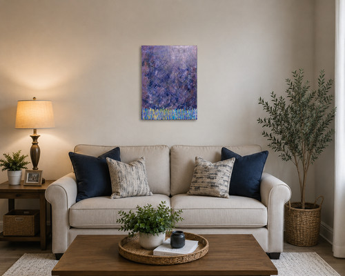 Quadro acrilico astratto