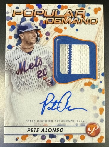 Topps pristine pete alonso - topps,