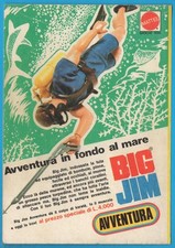 MATTEL: Big Jim Sub Anno 1977 pubblicità advertising werbung clipping MA1644