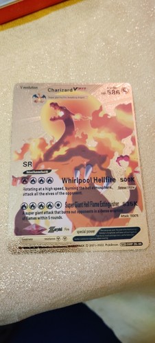 Carta pokémon charizard - carta, v