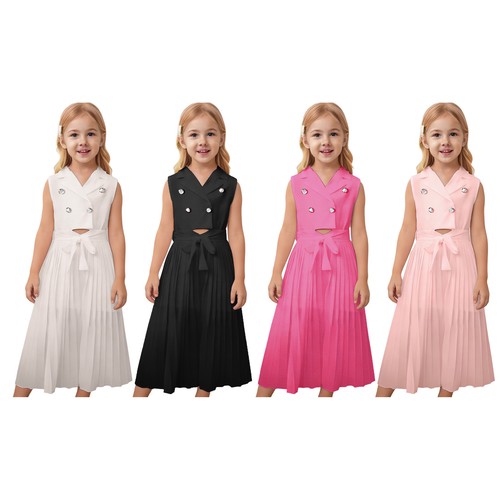 Outfit bambina set doppia fila